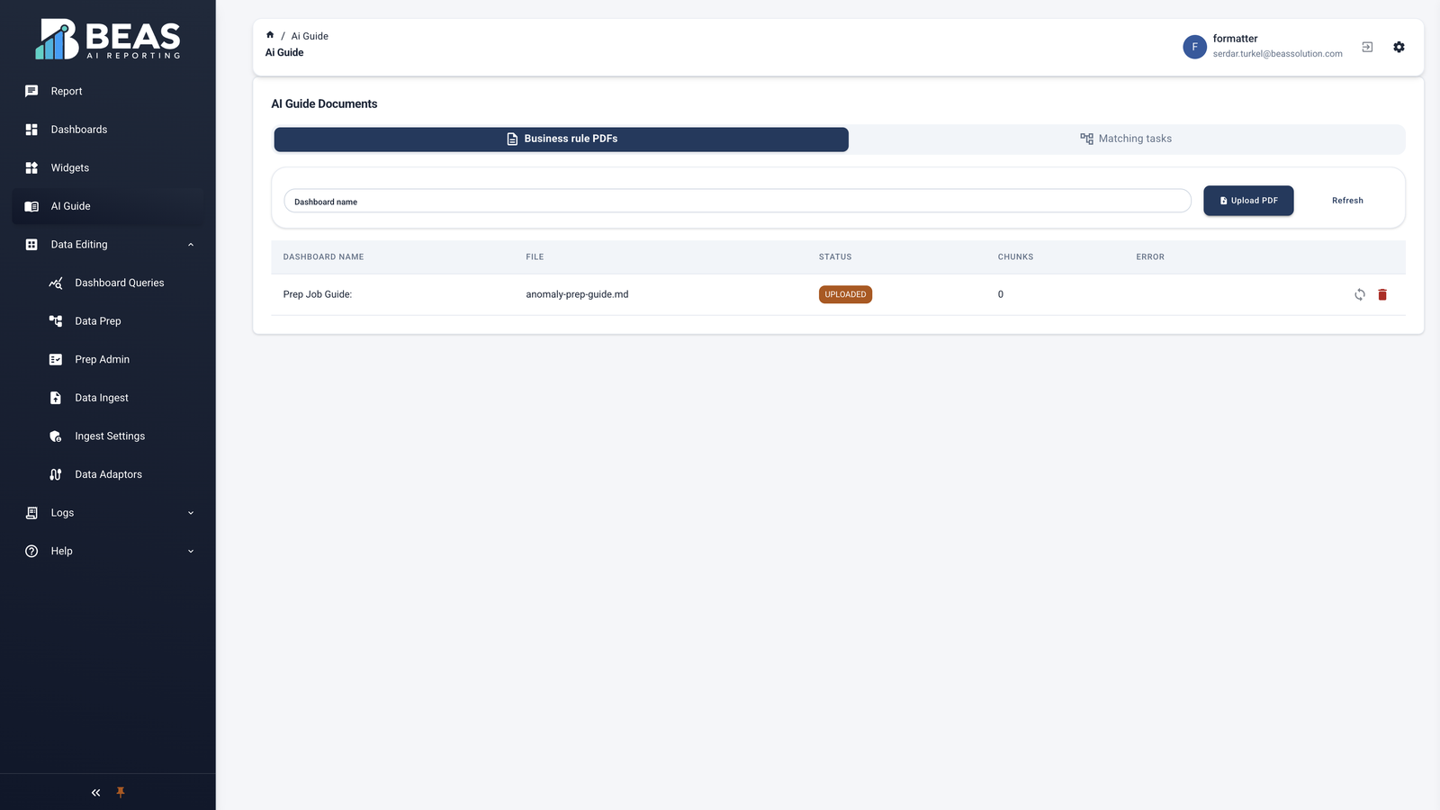 AI Guide library of approved documents